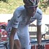 Andy Schleck dans le maillot blanc de meilleur jeune pendant le Giro 2007 qu'il terminera � la deuxi�me place